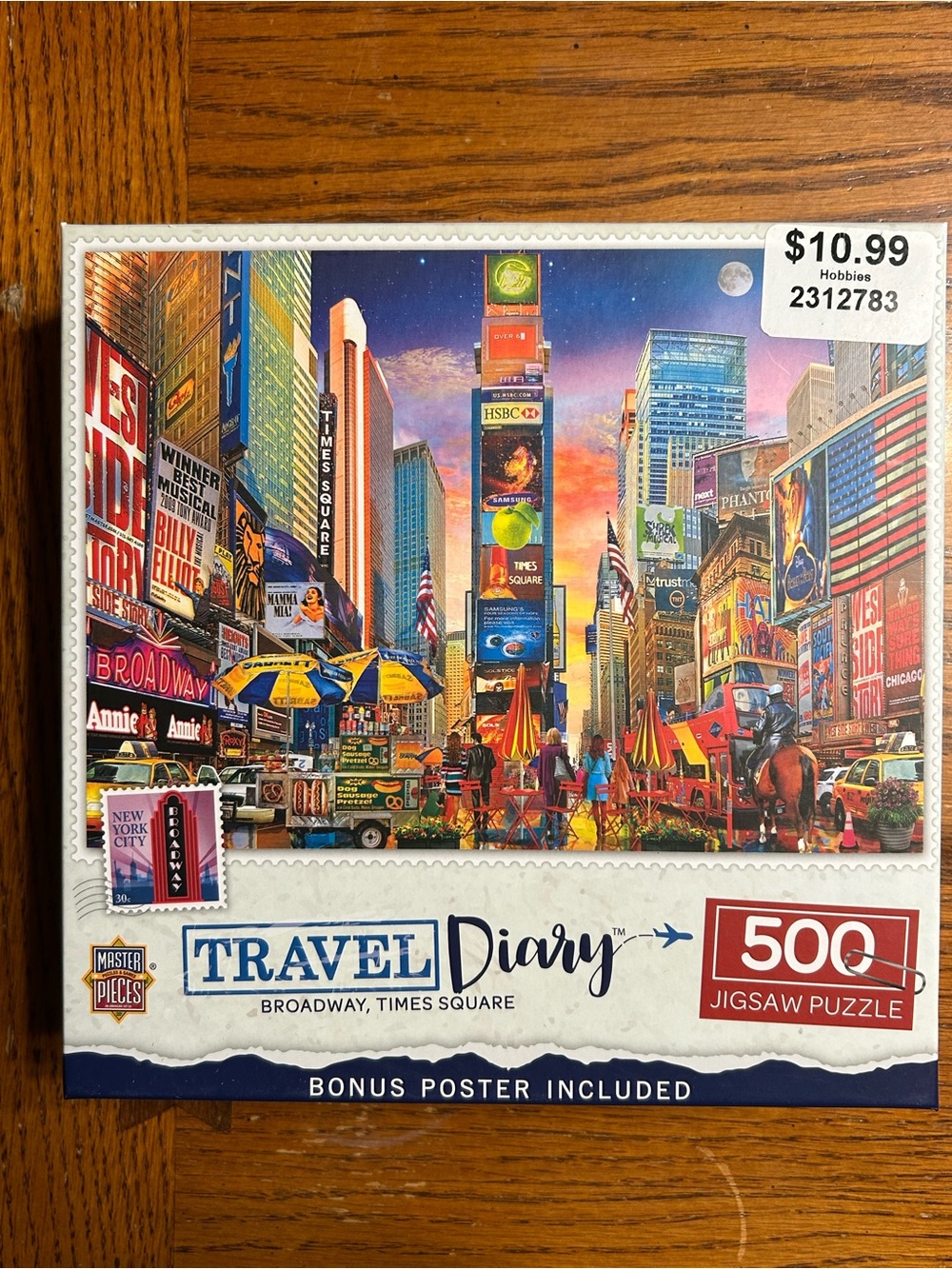 Times Square 500-Piece Jigsaw Puzzle - by Master Pieces